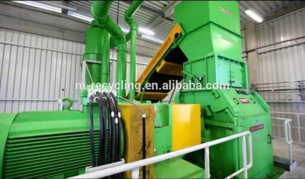 Waste tire recycling machine for rubber crumb/Tire rubber crushing machinery/waste tire recycling machines